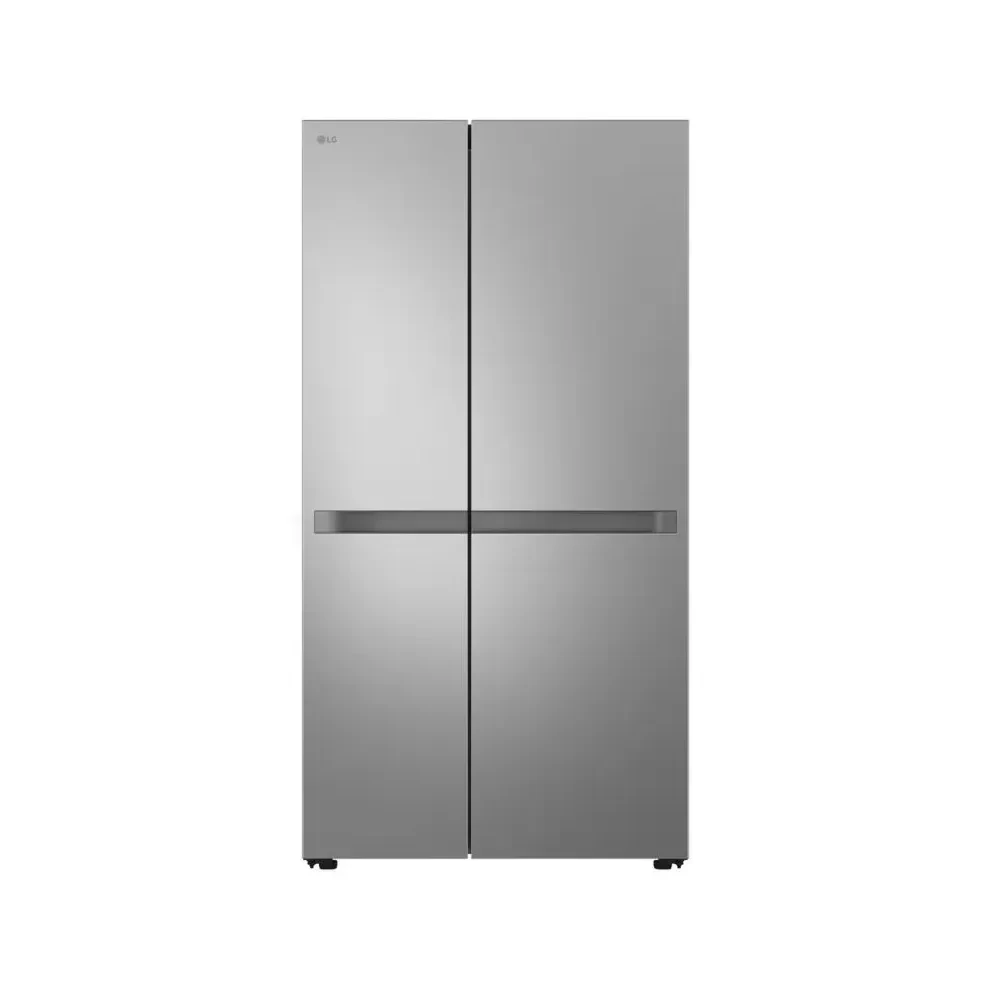 LG-658L-Fast Freezing LED Lighting ,Tempered glass shelvesLED Display , Smart Diagnosis ,External MircomPlatinum, Platinum silver (GC-B257KLJW)