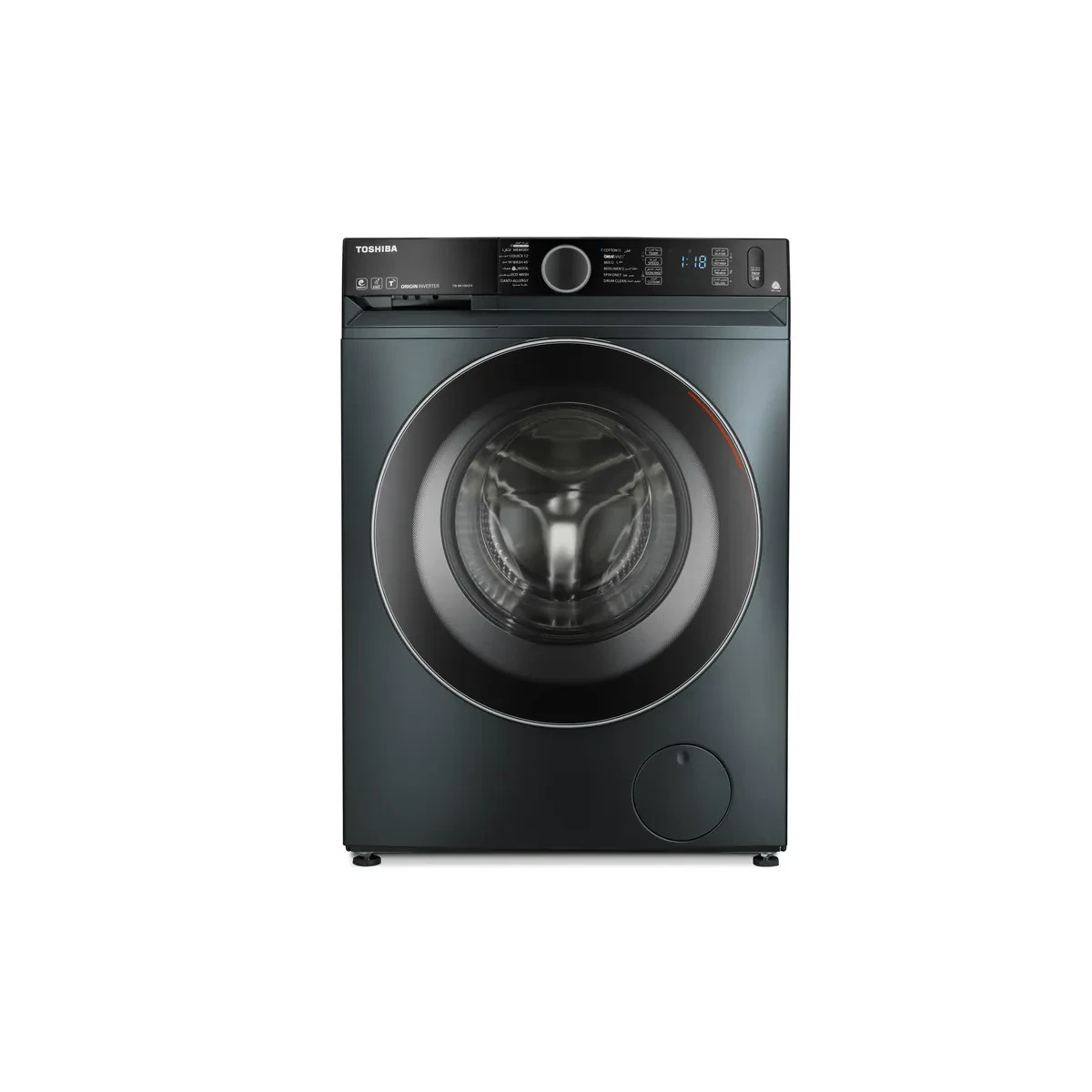 TOSHIBA Washing Machine FL 8KG Morandi Grey-6221284000430