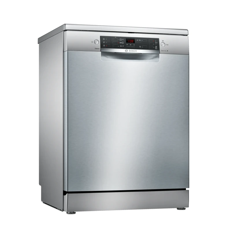 Bosch Dishwasher Series 4 free-standing dishwasher 60 cm Silver inox