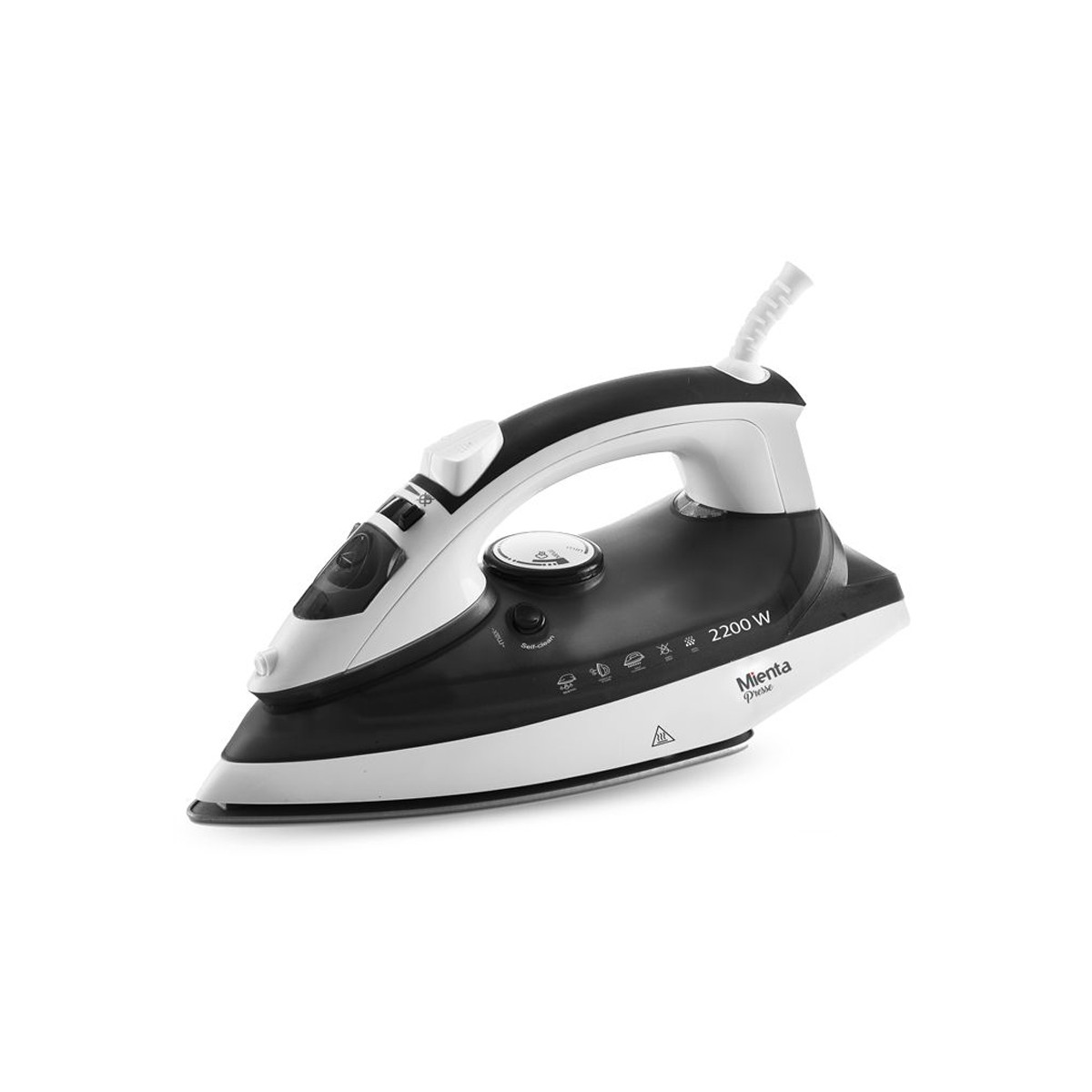 MIENTA CERAMIC STEAM IRON 2200 WATT BLACK SI18609A