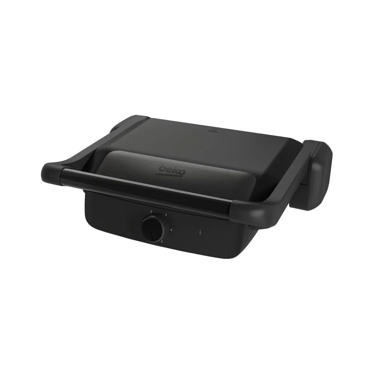 Beko Toast Grill 2000 W power - Large cooking surface -  with 6 slice capacity - Adjustable temperature Height adjustment- 180 degrees opening, transformable into BBQ grill Granite Coating