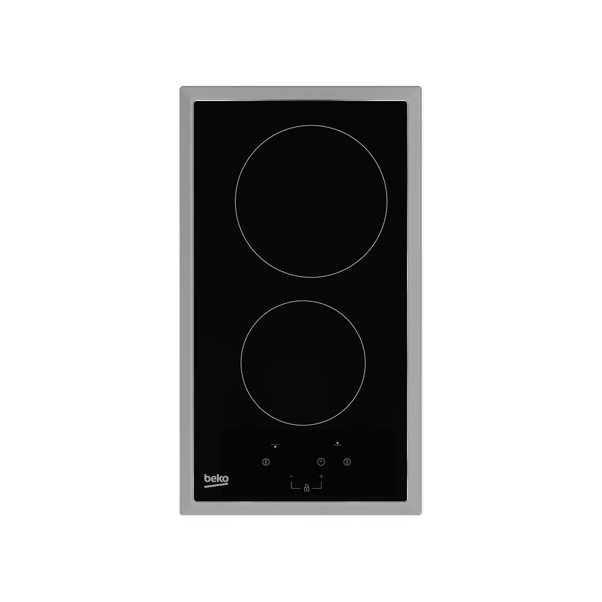 Beko Vitroceramic  Hob 30 cm- 2 Vitroceramic Zones -9 Cooking Levels-Glass - Black