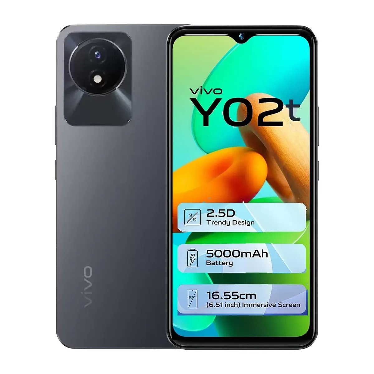 Vivo -Y02T 4GB + 64GB Cosmic Grey