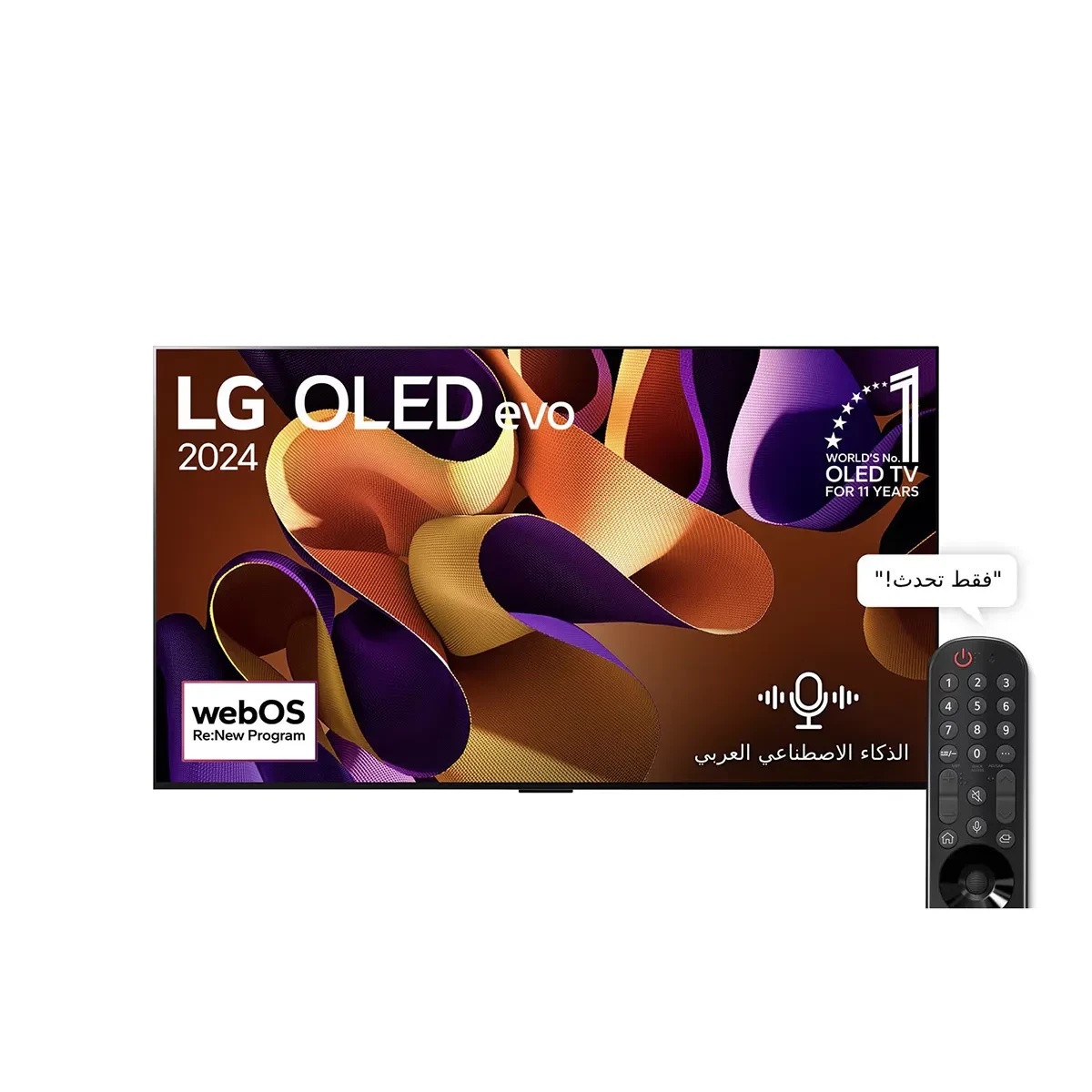 83 Inch LG OLED evo G4 4K Smart TV AI Magic remote Dolby Vision webOS24 (2024)