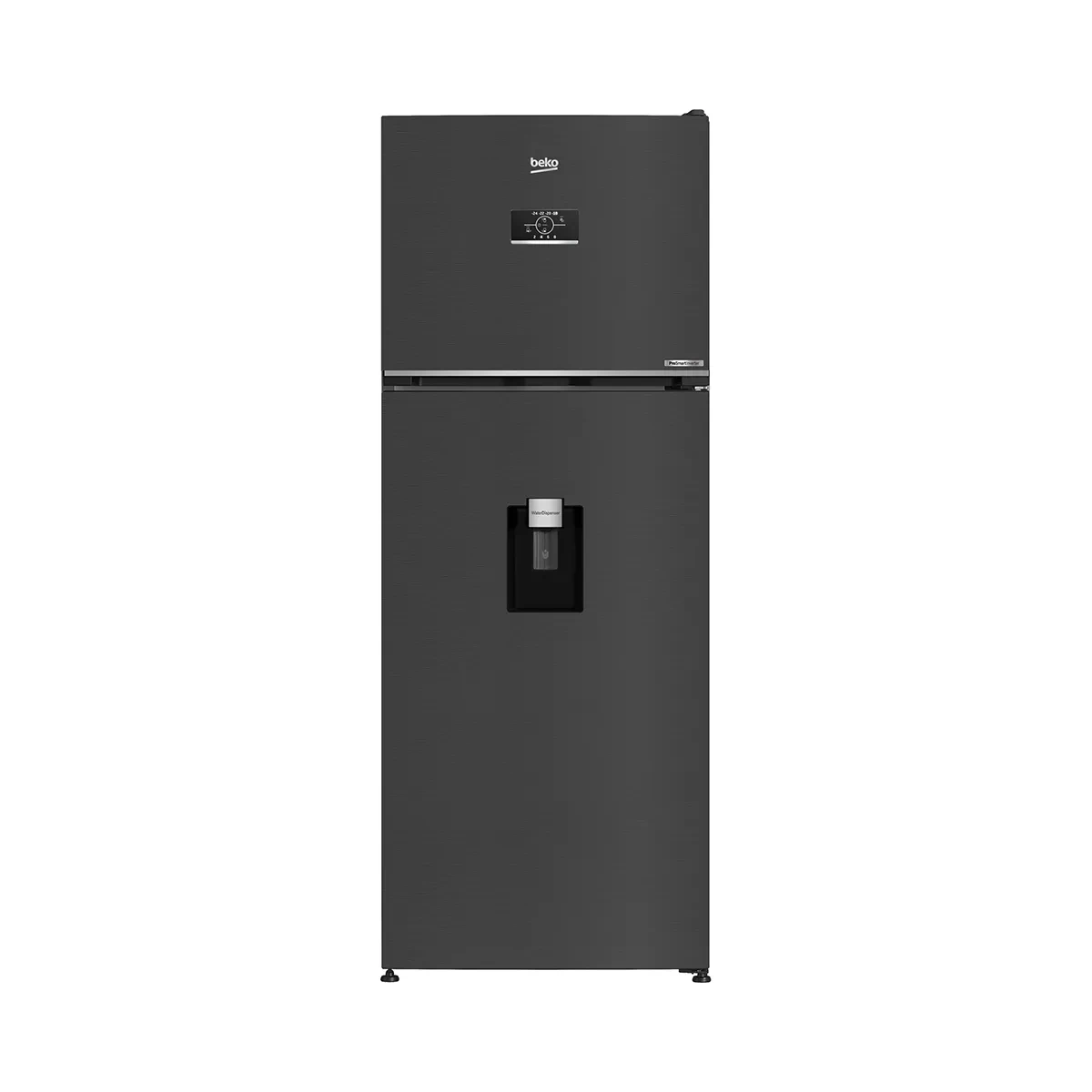 Beko 2 door 477 liters net Water Dispenser  Harvest fresh  -Inverter-Aeroflow-  Dark Inox