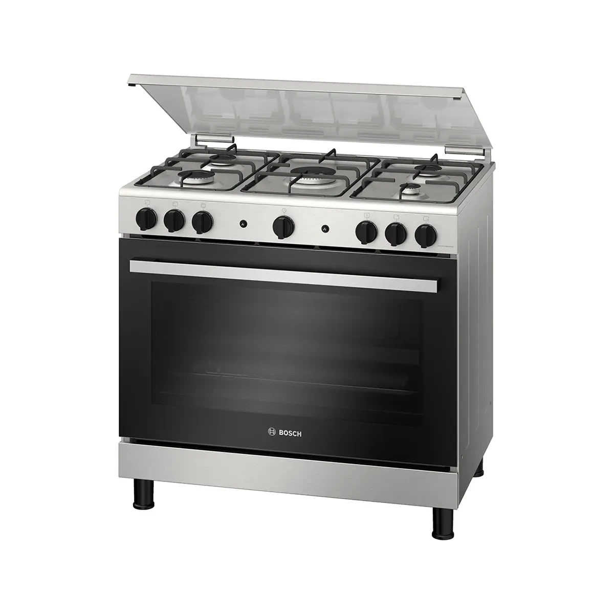 Bosch Series 2, Gas range cooker, Stainless steel
