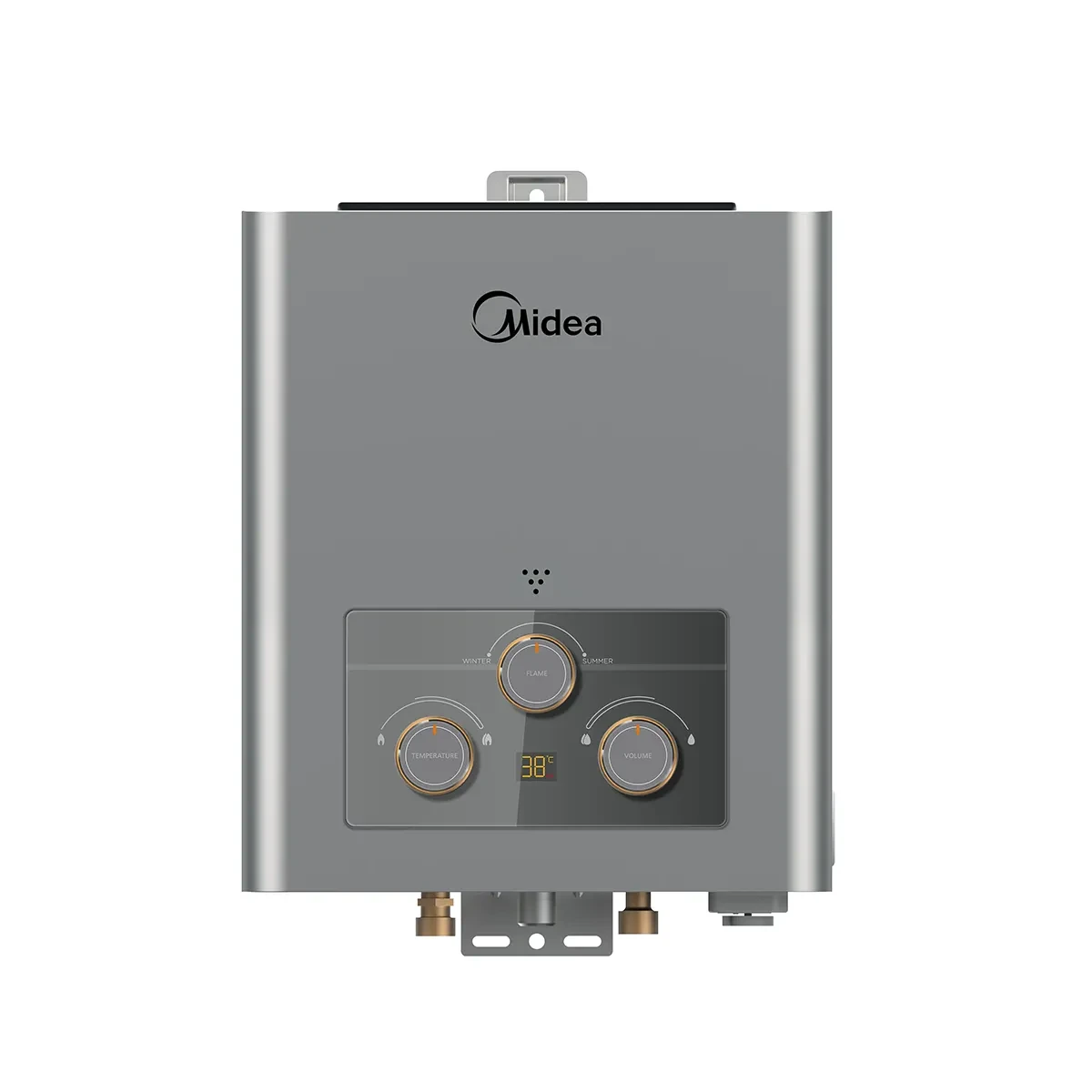 Midea GWH 6 Liter Basalt Gray Natural Gas-MGWH06-12MZNEG(S)-GTIN-6221284000935