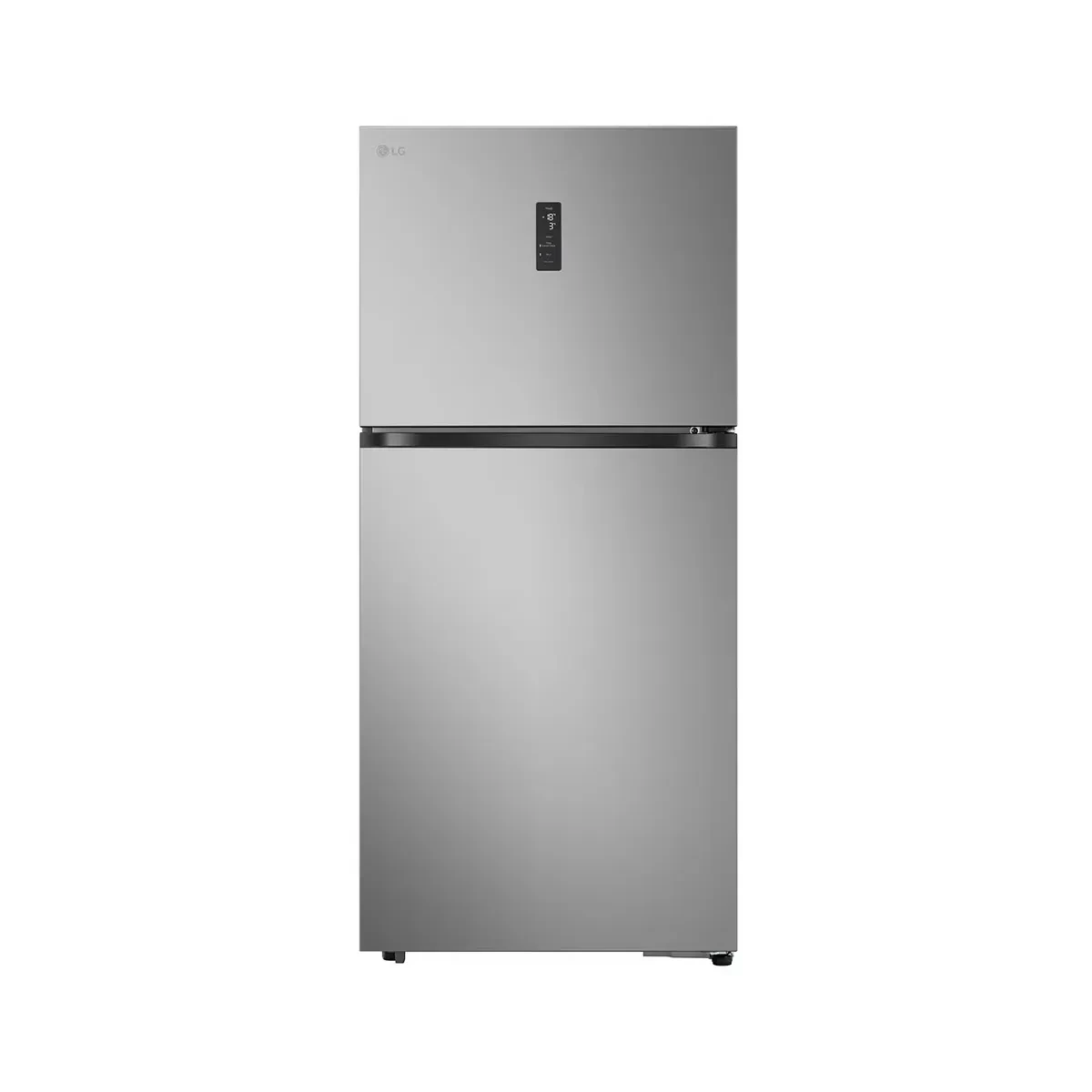 LG-612L_Inverter_Top freezer_2 doors_Multi air flow_Hygine_Door cooling_Exterior display_Platinum Silver (GRTB622PFBQ)