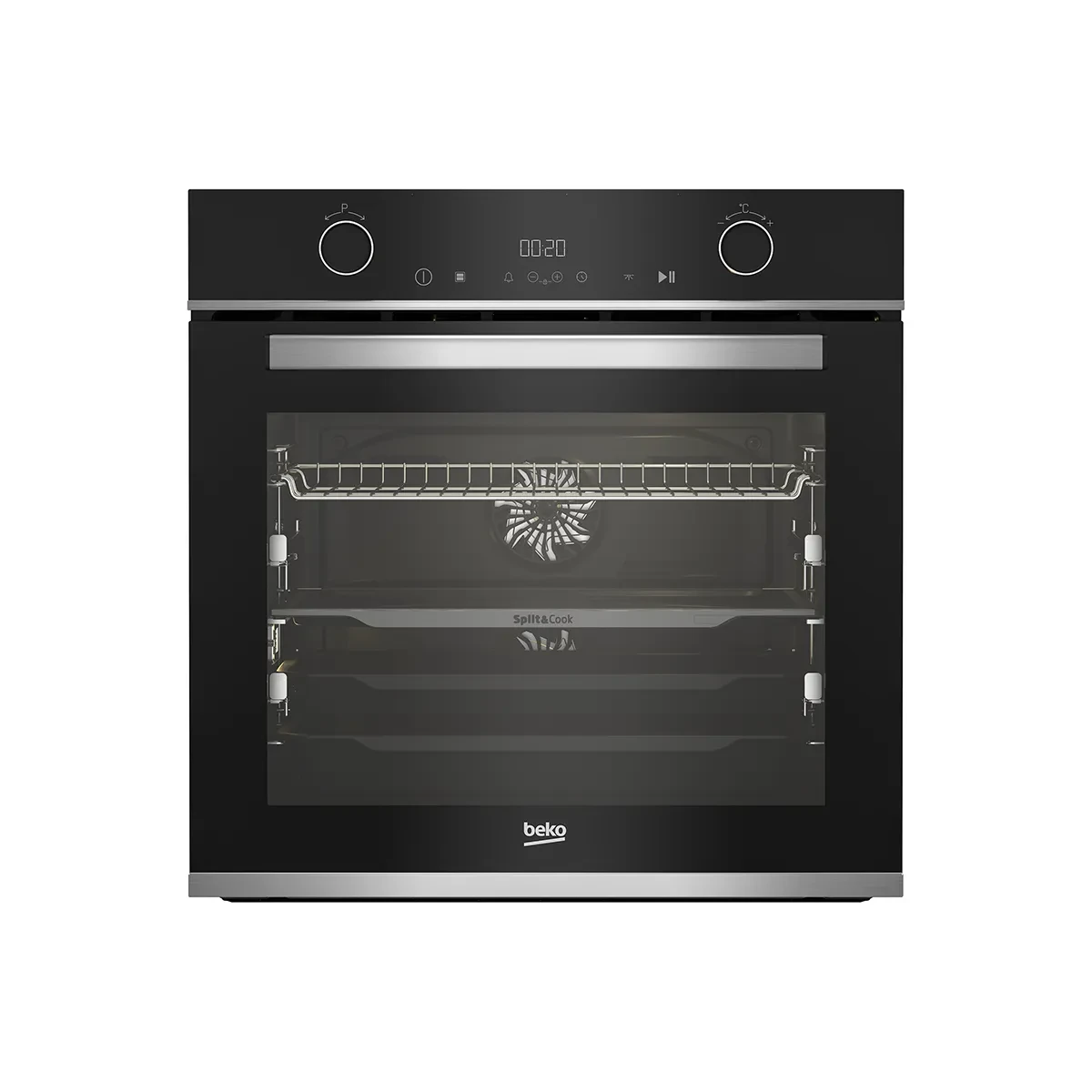 Beko Eclectic Built-in Ovens 60cm(3D cooking -Multi -functional -Cooling Fan -Defrosting -Divide and Cook -Cooling Fan -Conventional Cooking -cooking fan -soft closing door)