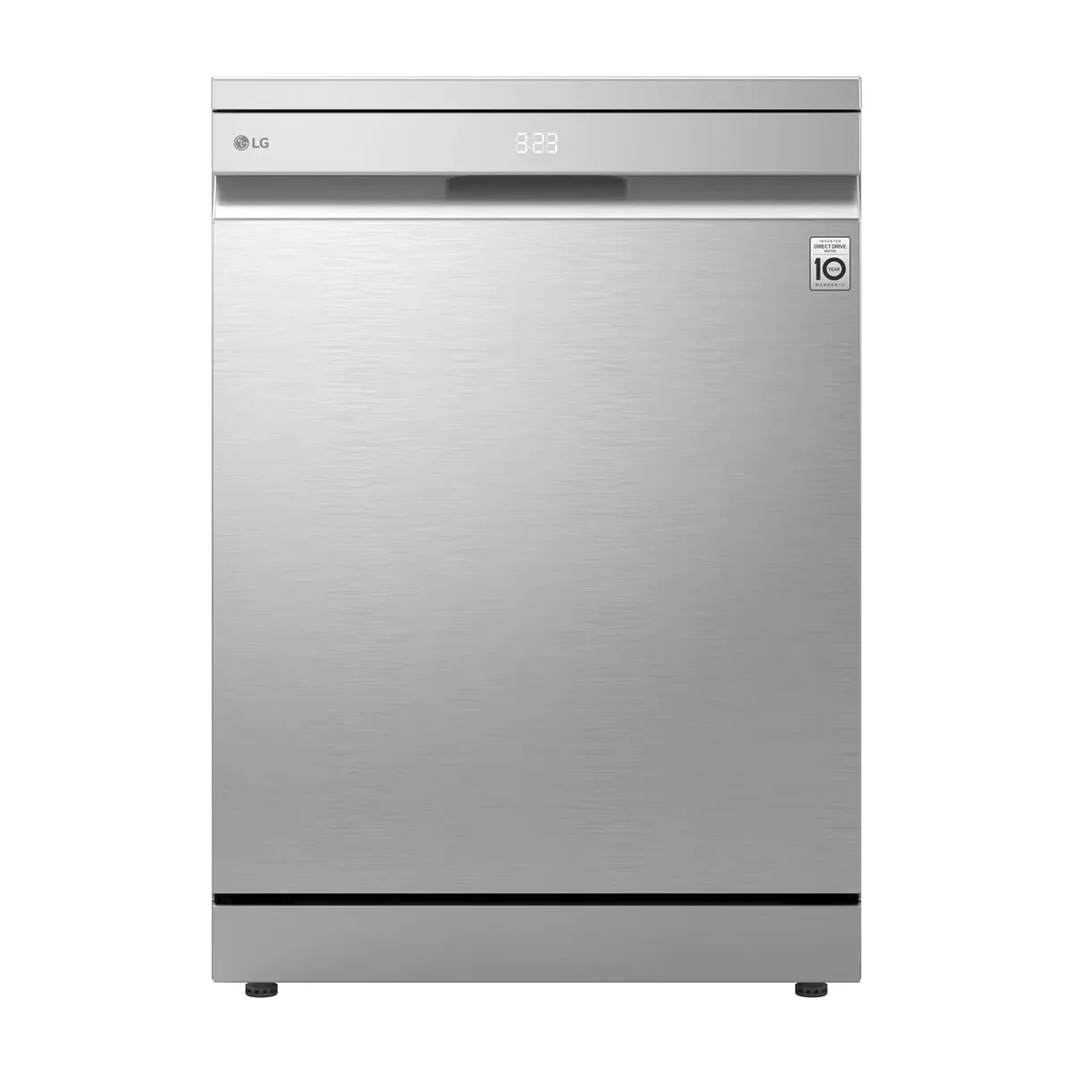LG 14 Places QuadWash™ Dishwasher Platinum Silver, with TrueSteam™, Auto Open Dry and Heat Dry
