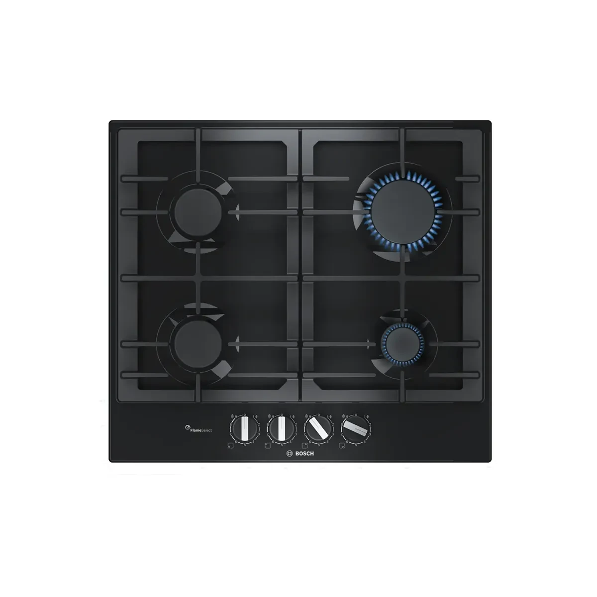 Bosch Built-in Gas Hob, 4 Burners, 60 cm, Black