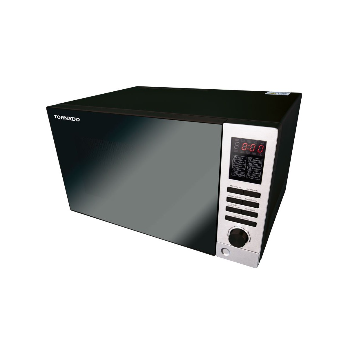 Tornado Microwave 25L Grill Black