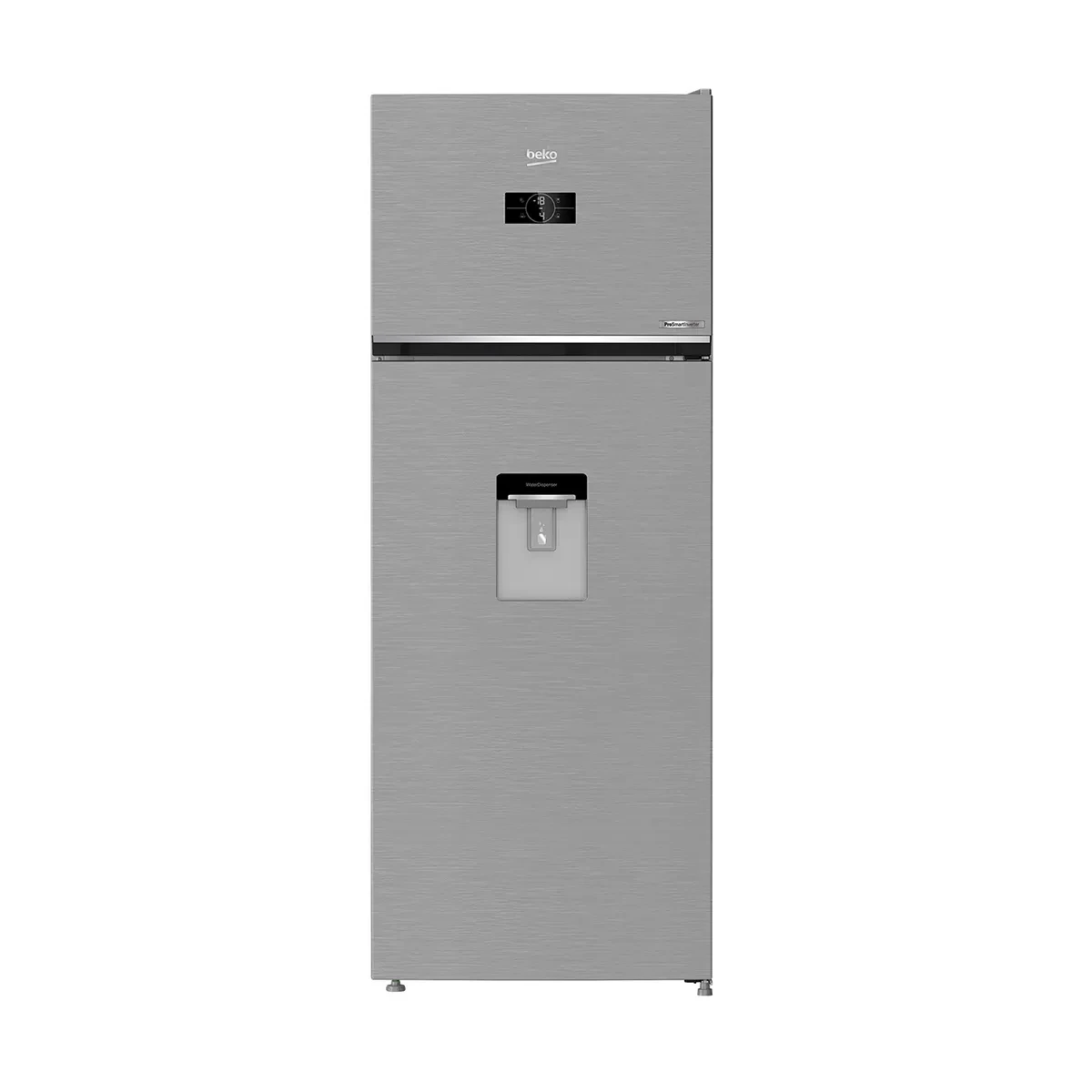 Beko 2 Door -455 lt  -net 406lt- Silver  - Nofrost + Inverter +Harvest fresh - Water Dispenser
