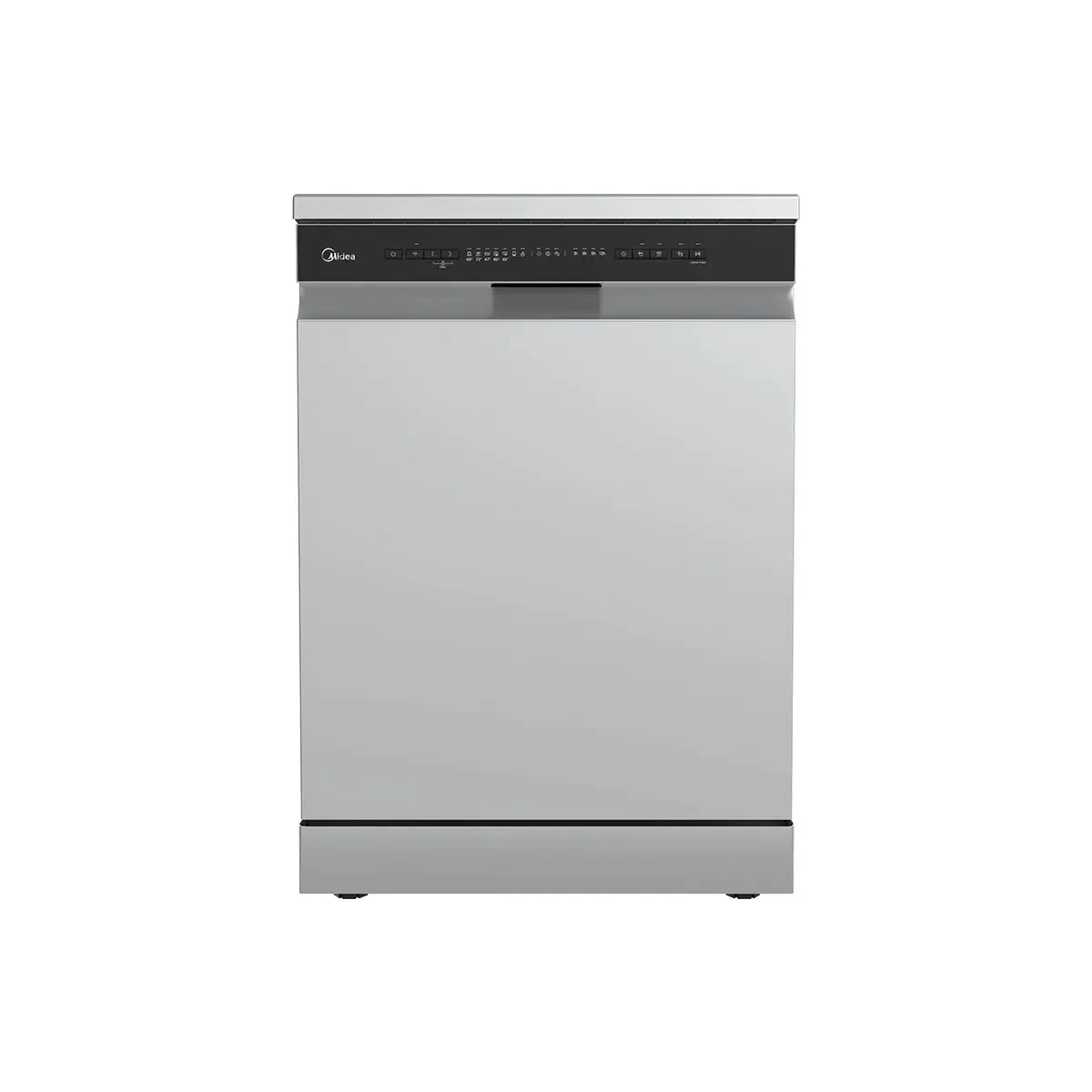 Midea Dishwasher, 14 Place Settings, 6 Programs,Digital, Wi-Fi, Silver