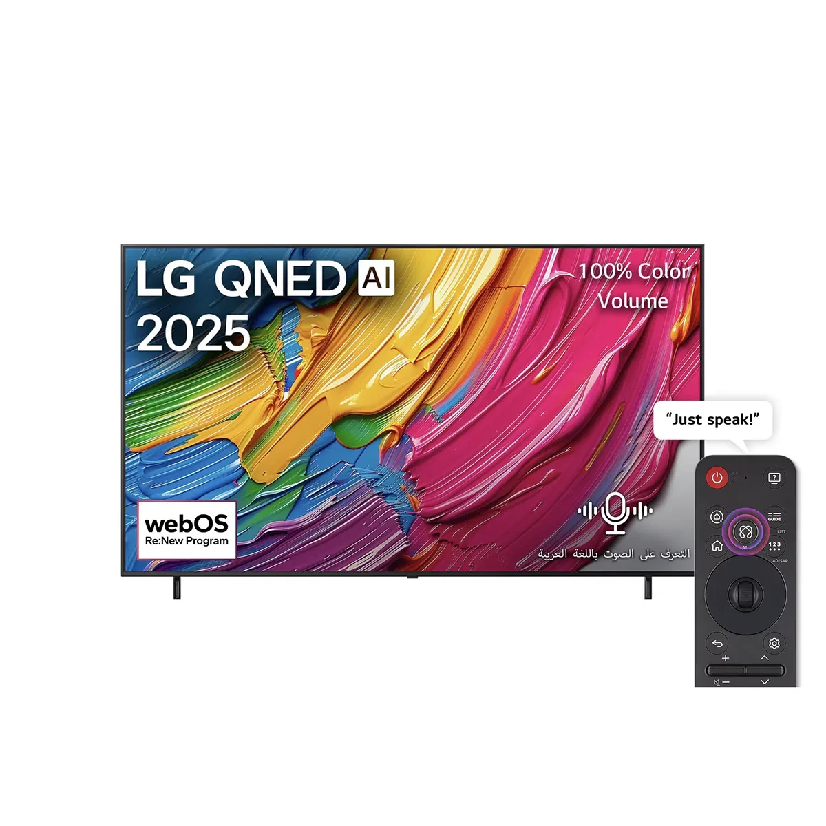 LG QNED 86 inch AI QNED80 4K Smart TV AI Magic remote HDR10 webOS25 2025