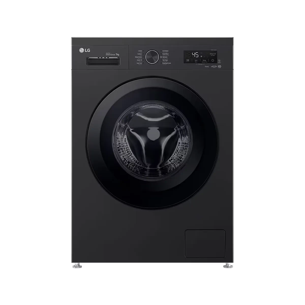 LG - Washing Machine 7 Kg Washing Machine , Direct Drive Onyx Black