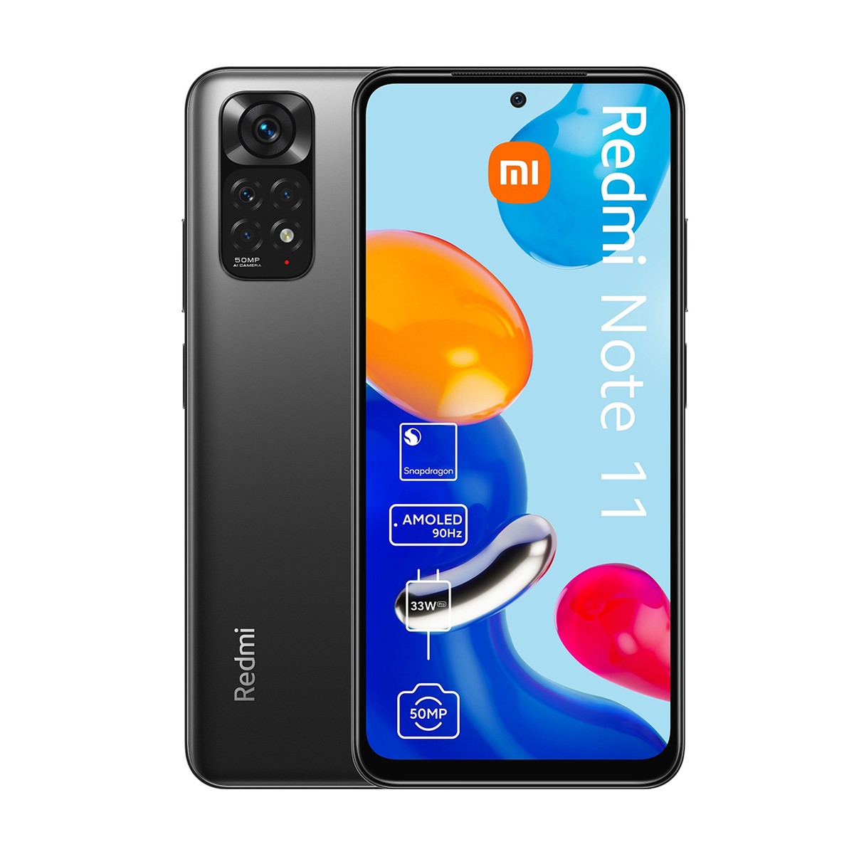 Xiaomi-Redmi Note 11 4GB + 128GB Graphite Gray