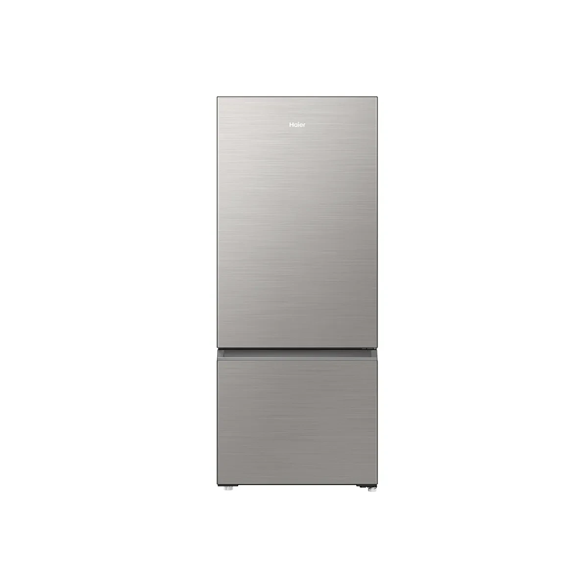 Haier 2-door refrigerator, no frost, 433 liters, silver digital, bottom freezer